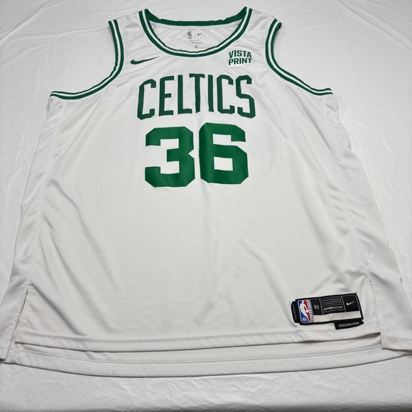 Nike Dri Fit Boston Celtics Marcus Smart Swingman Jersey White Men’s 60 3XL